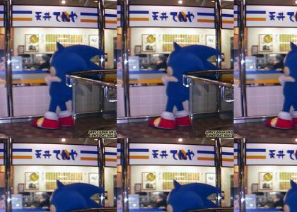 Sonic loves japanese food!