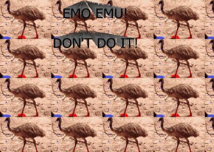 Emo Cutting Emu