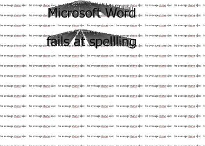 Microsoft Word Fails at Spelling
