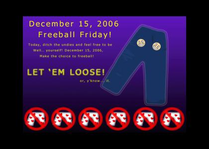 December 15th: Freeball Friday