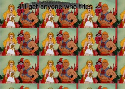 He-Man, She-Ra, and Orko give advice