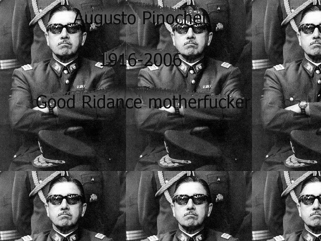 Pinochetdies
