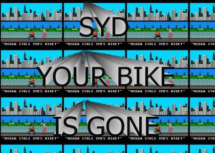 n*gg* stole syd's bike