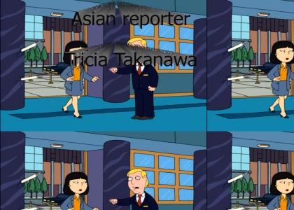 Family Guy - Asian reporter, Tricia Takanawa
