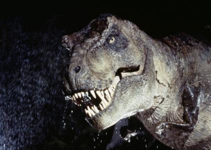 T-Rex stares into your soul