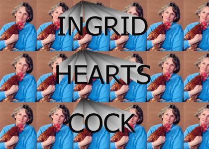 Ingrid Newkirk loves cock!