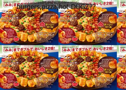 crazy japan pizza hut food