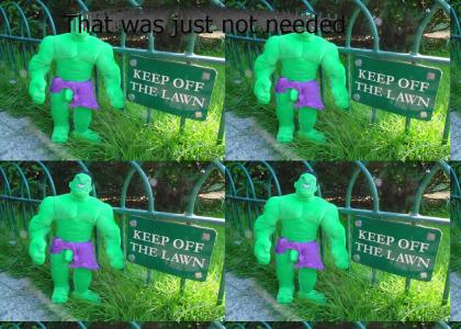 Hulk exposes himself
