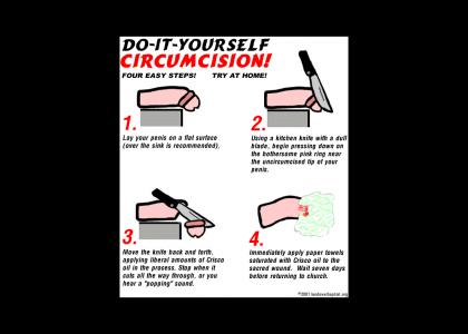 how to circumcise yourself