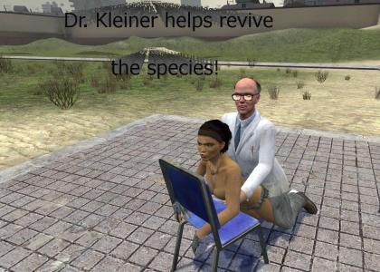 Half-Life 2 Dr. Kleiner gets busy
