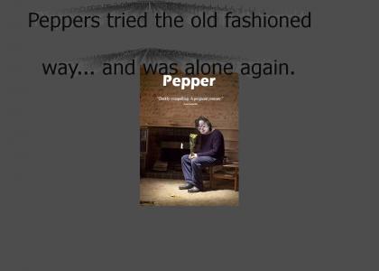 Peppers tries the old fashioned way