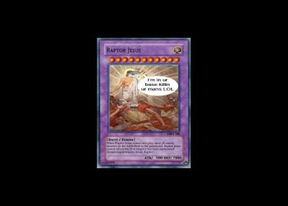 YTMND Cards: Raptor Jesus
