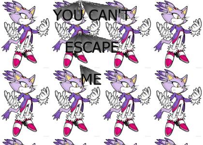 YOU CAN'T ESCAPE ME SONIC