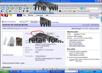 The wii will retail for...