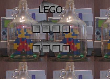 LEGO Mario in a Bottle