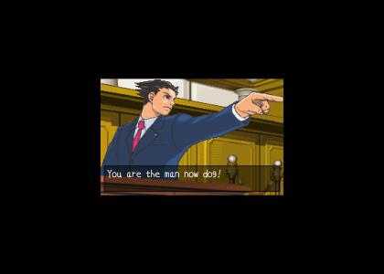 Phoenix Wright doesn't change facial expressions