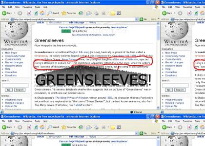 Greensleeves is Emo