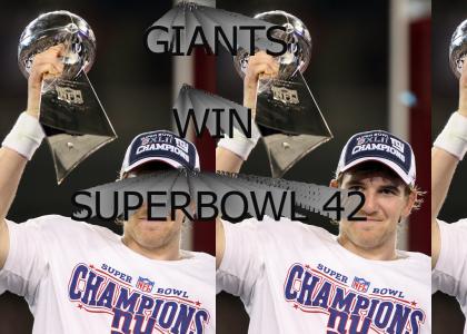 GIANTS Win Superbowl 42