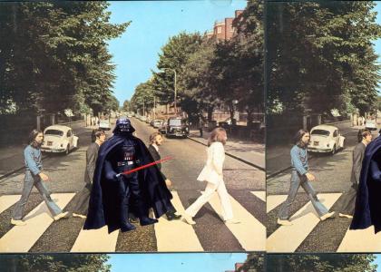 vader on abbey road