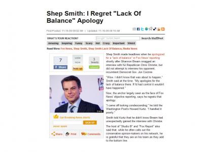 Shep Smtih apologizes for his previous apology
