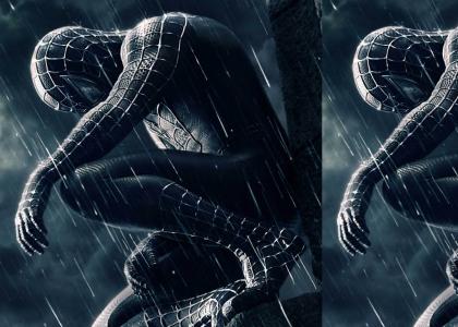 Spiderman is Emo in venom costume