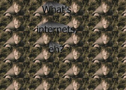 Sam explains the Internet to Smeagol.