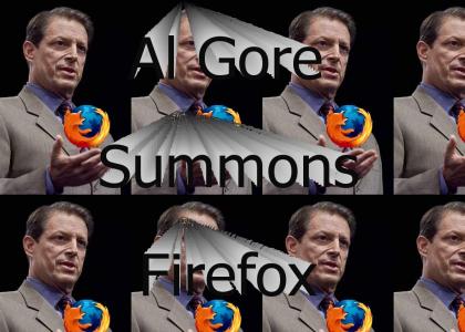 Al Gore summons firefox