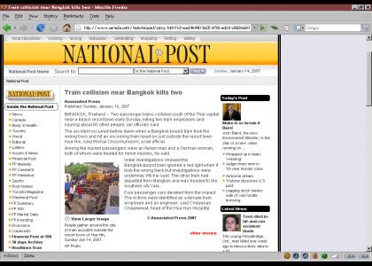 a passage to bangkok train wreck