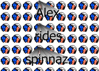 Alex Rides Spinnaz