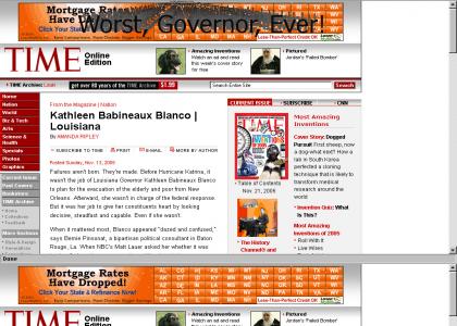 Kathleen Blanco fails at governing