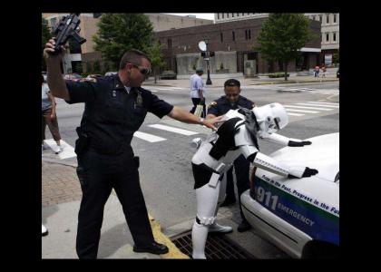 Storm Trooper Gets Owned