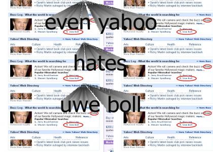 Even Yahoo Hates Uwe Boll