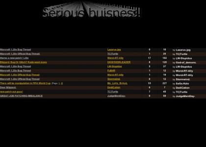 New Patch Bug Thread Fight!