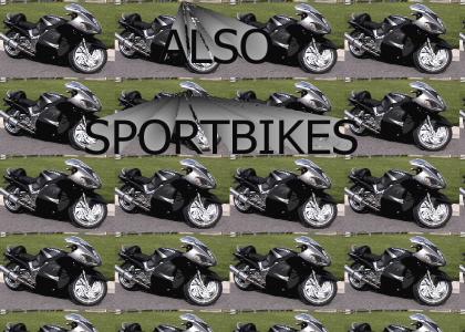 Ridin Spinnas on Sportbikes