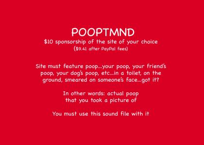 POOPTMND: CONTEST $10 for Poo-Poo