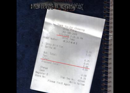 Satan's Receipt