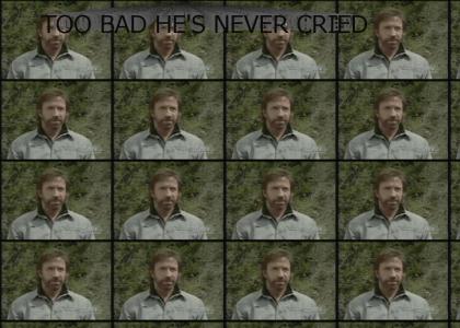 Fact: Chuck Norris' tears cure cancer...