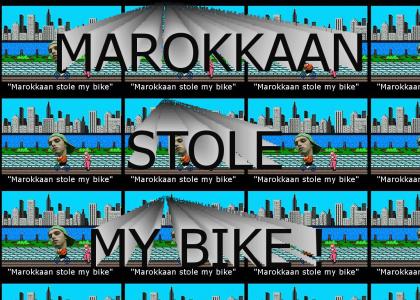 Marokkaan stole my bike.