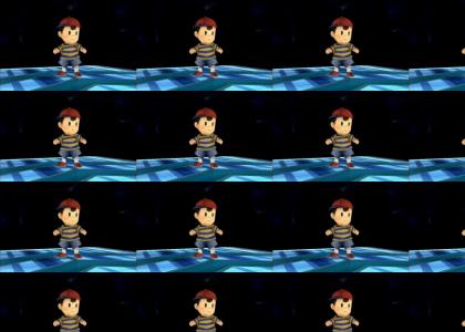 Ness doesn't change facial expressions