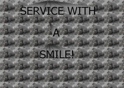 Service With A Smile!