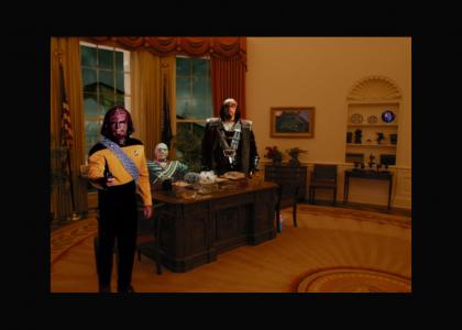 There are Klingons in the White House!