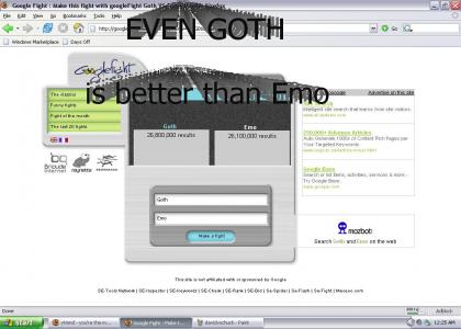 Even Goth is better than Emo