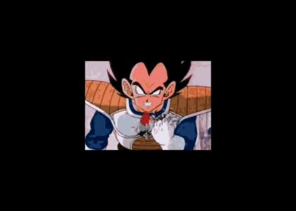 Vegeta comments on Baron Lasers' power Level