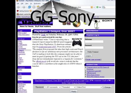 GG Sony.  GG.