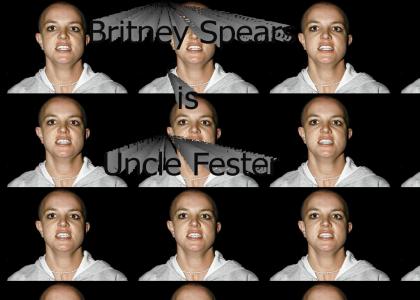 Britney Spears is Uncle Fester