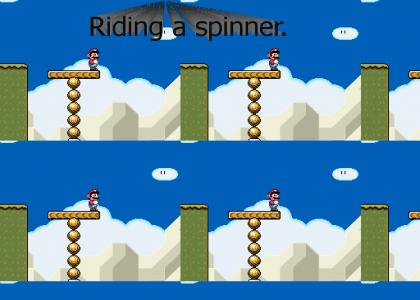 Mario Is Ridin' A Spinna