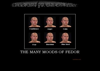 The Many Moods of Fedor