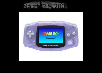 GameBoy Advance 5th Anniversery