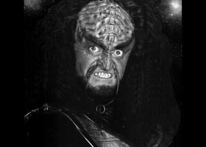 Gowron stares into your soul