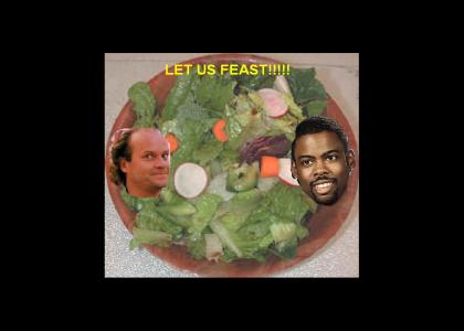 THE FIGHT FOR TOSSED SALAD!!!!